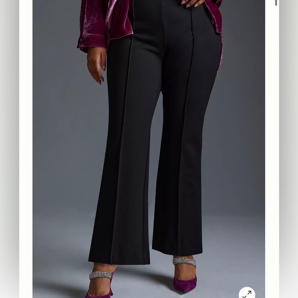 Maeve The Margot Kick-Flare Cropped Pants size L